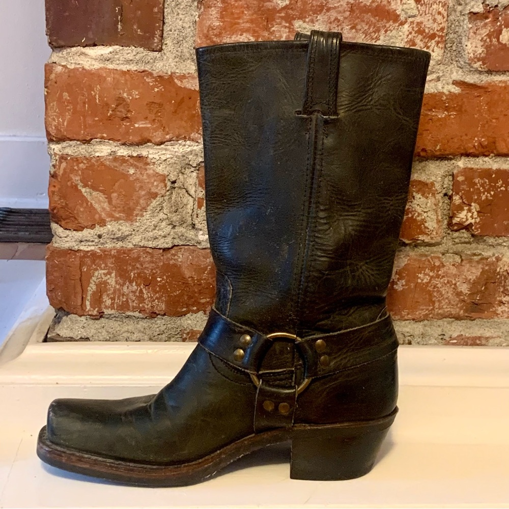 Vintage Frye Harness Boots Size 7 1/2 M